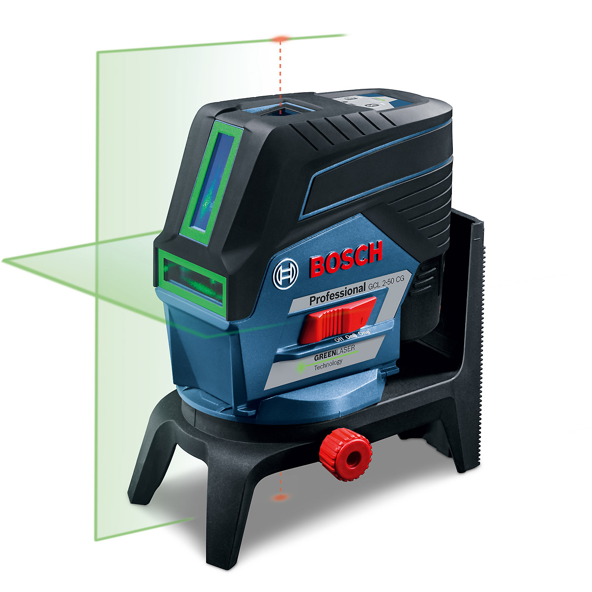 Bosch Kombilaser GCL 2-50 CG, mit 1 x 2,0 Li-Ion Akku, RM 2, L-BOXX
