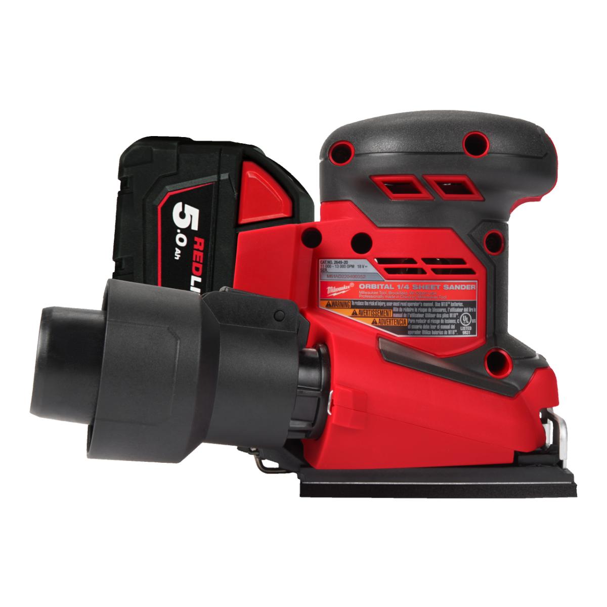 Milwaukee Akku-Exzenterschleifer M18 BQSS-502B
