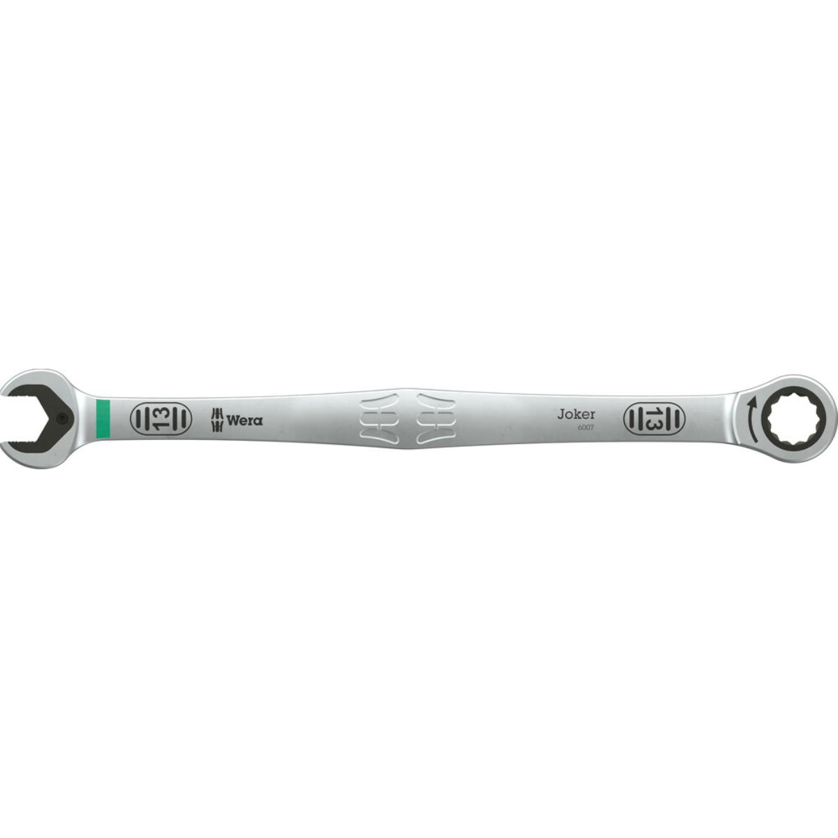 Wera 6007 Joker Maul-Ringratschen-Schlüssel SB, lange Ausführung, 13 x 245 mm