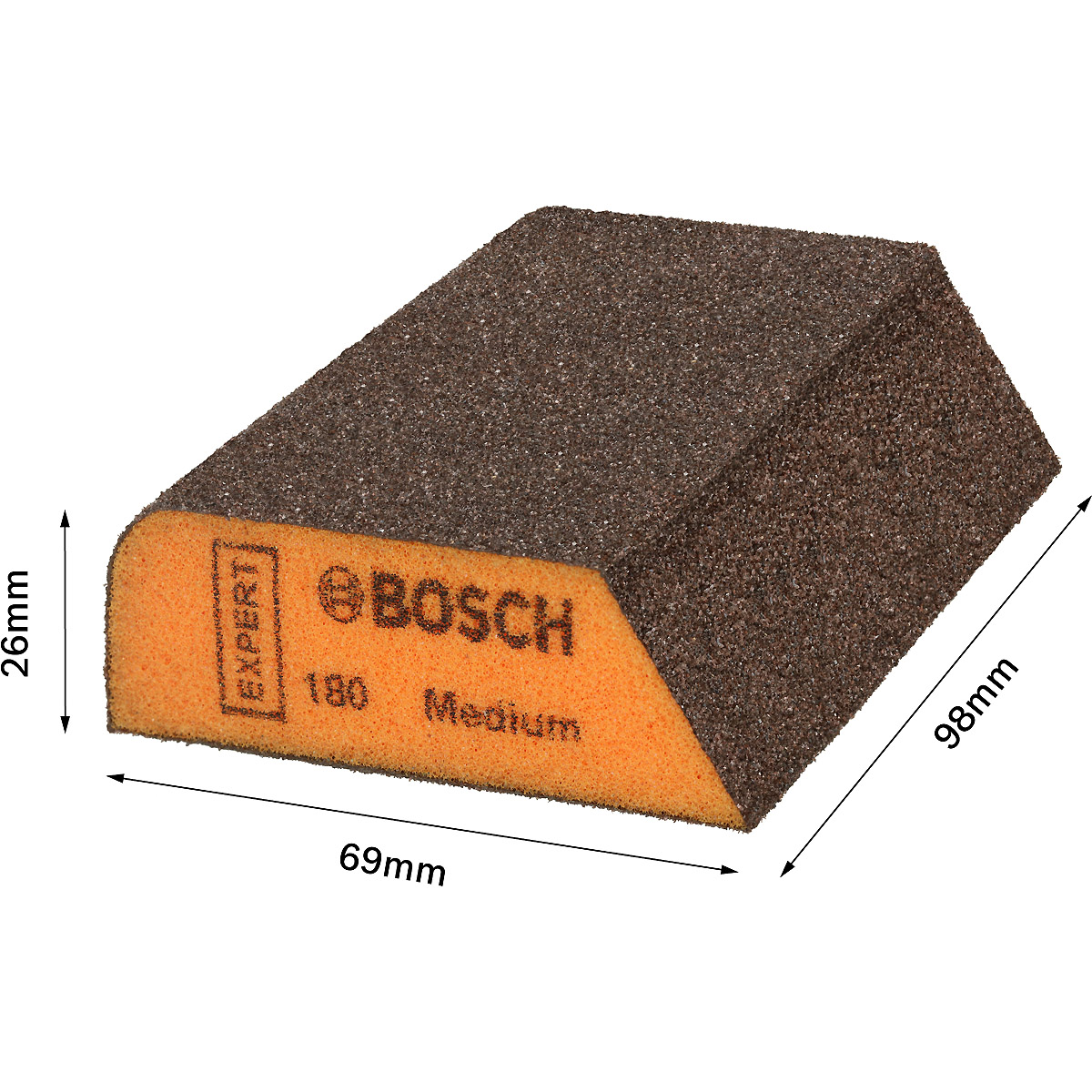 Bosch EXPERT Schaumstoff-Schleifmittel Ex,Com,Block,M