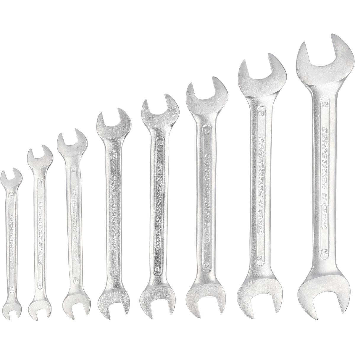 COMPETITION Doppel-Maulschlüssel 8-teiliegs Set