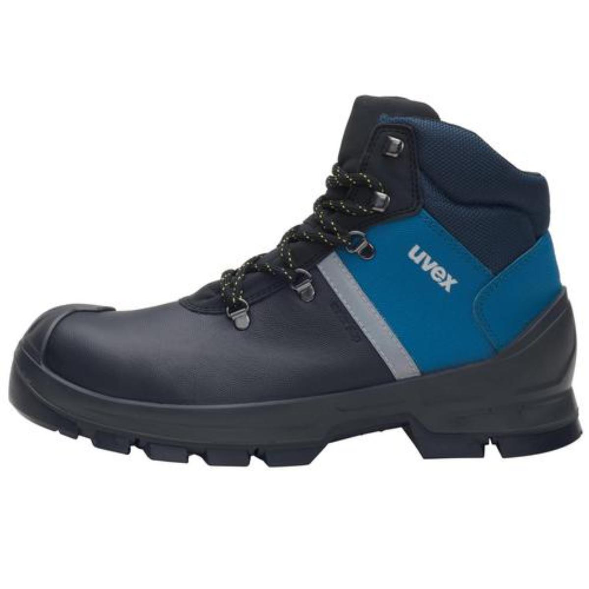 uvex 2 construction Sicherheitsschuh Stiefel S3, schwarz/Petrol