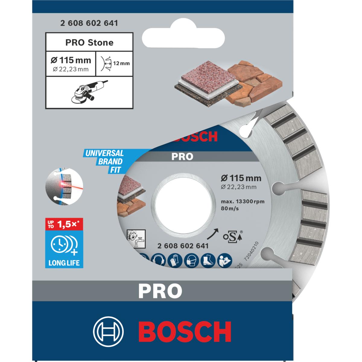 Bosch PRO Diamanttrennscheibe Best for Stone