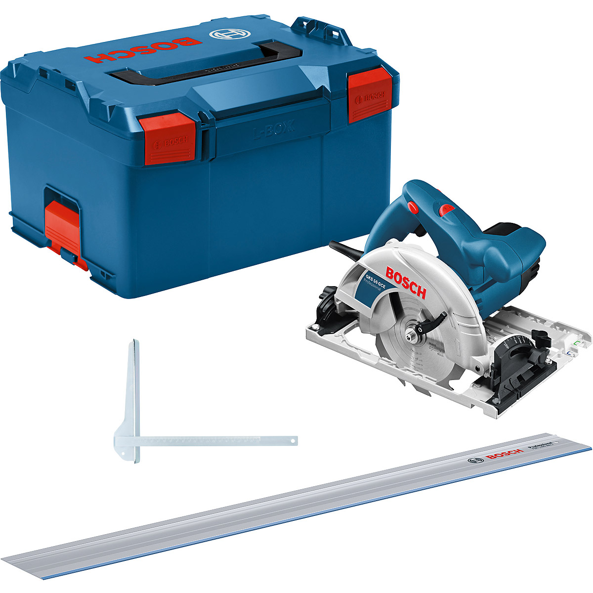 Bosch Handkreissäge GKS 55+ GCE + FSN 1400