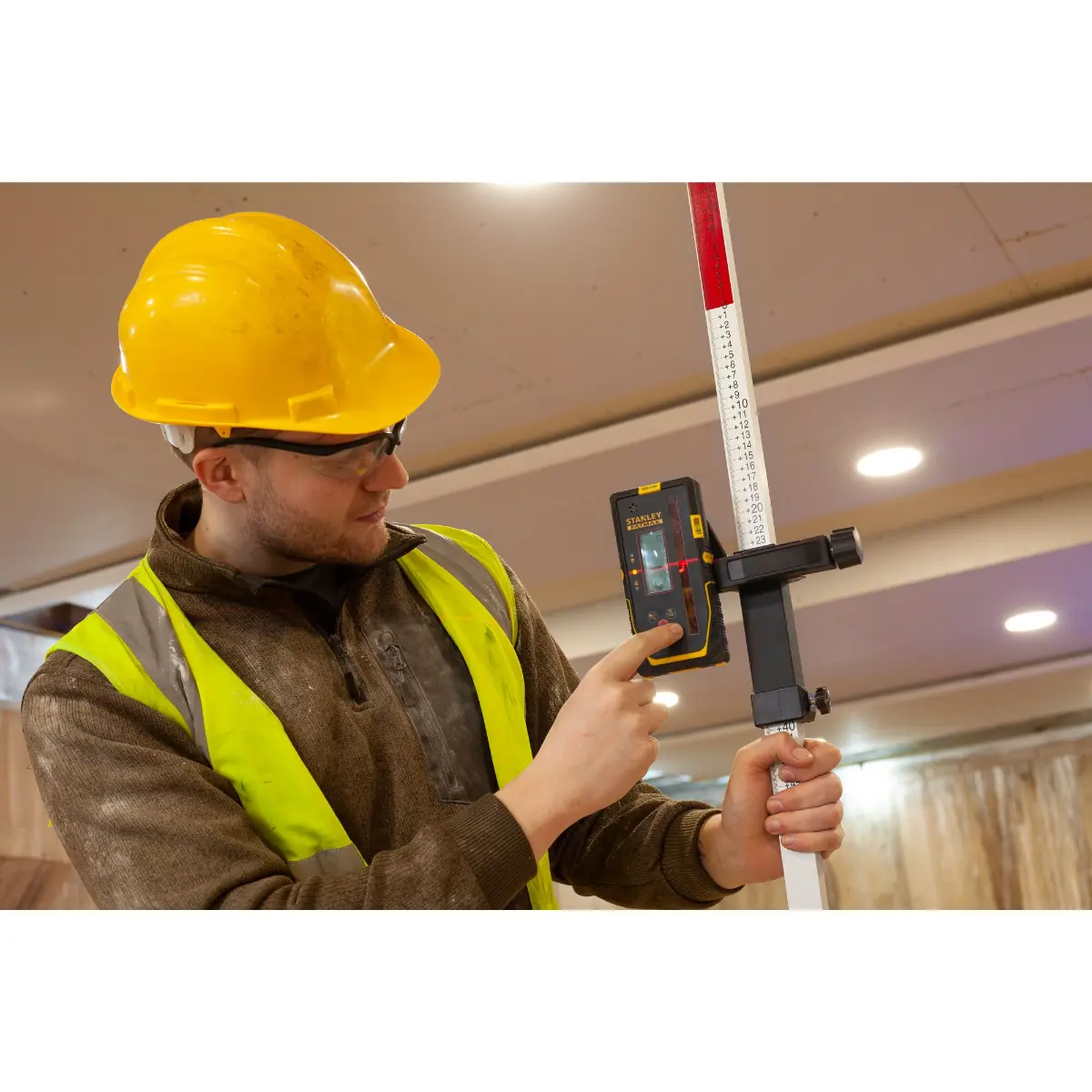 STANLEY FATMAX Digitaler Empfänger für rote Rotationslaser