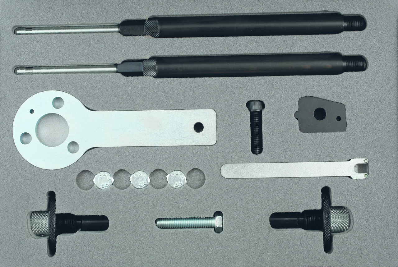 KS Tools Motoreinstell-Werkzeug-Satz für Alfa Romeo - Fiat - Lancia, 10-tlg