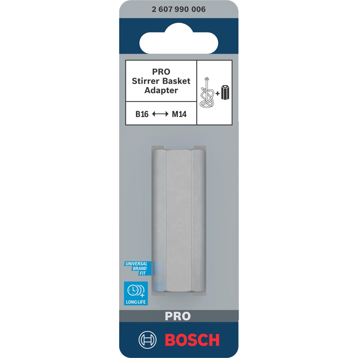 Bosch PRO Adapter für Rührkörbe, 60mm mit Innenkonus B 16