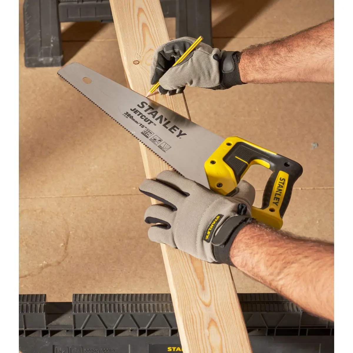 STANLEY JETCUT Handsäge 380mm 11TPI