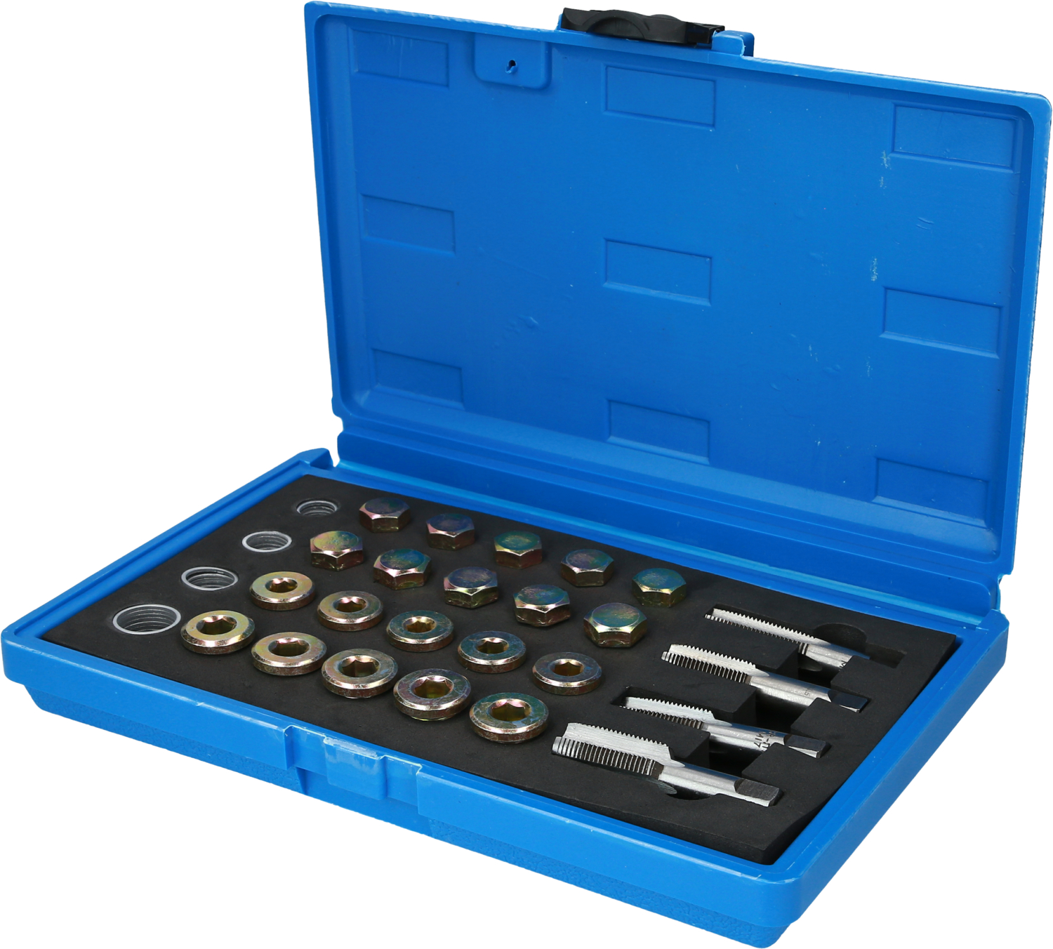 Brilliant Tools Reparatursatz für Öl-Ablassschrauben-Gewinde, 64-tlg - BT711250