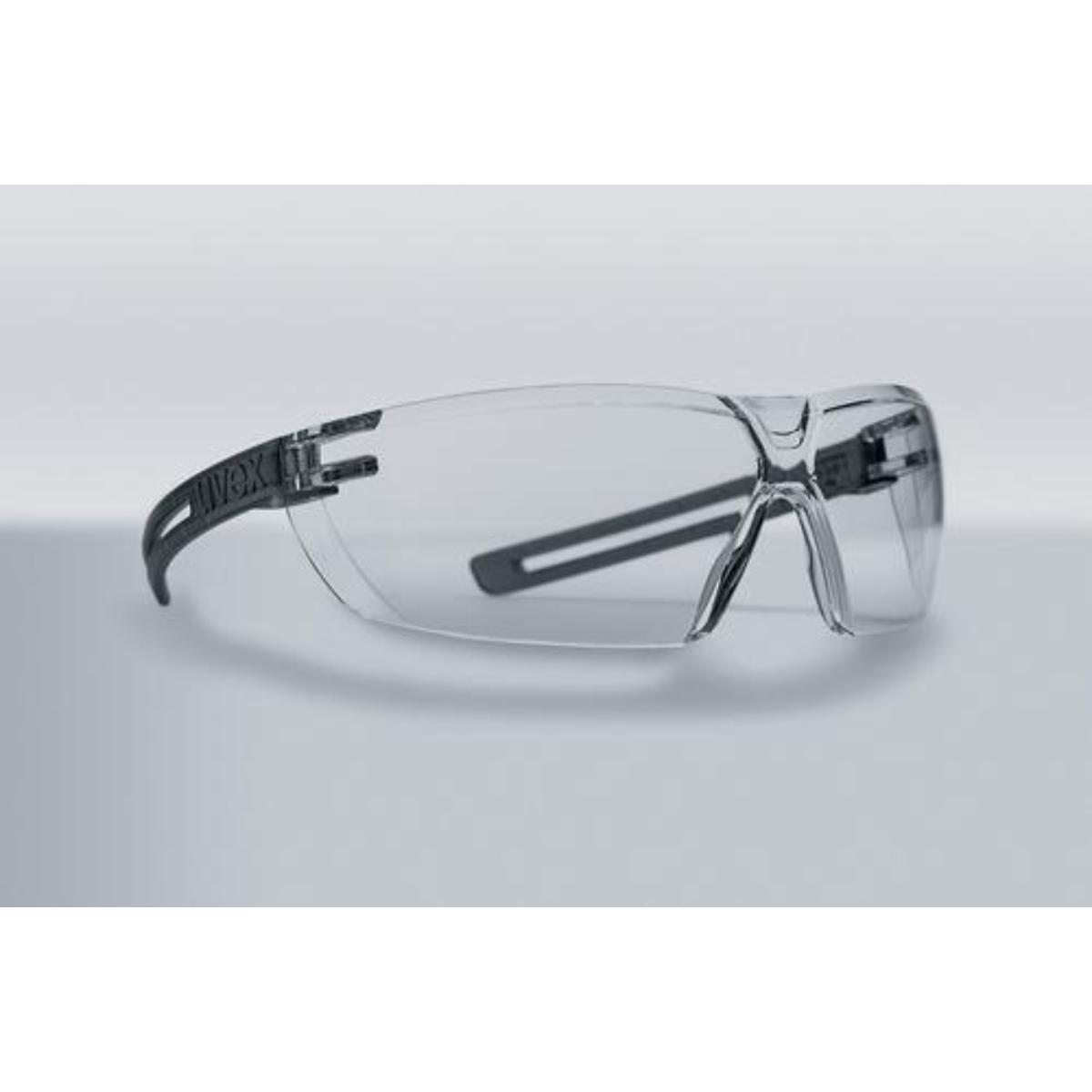 uvex Bügelbrille x-fit grau translucent
