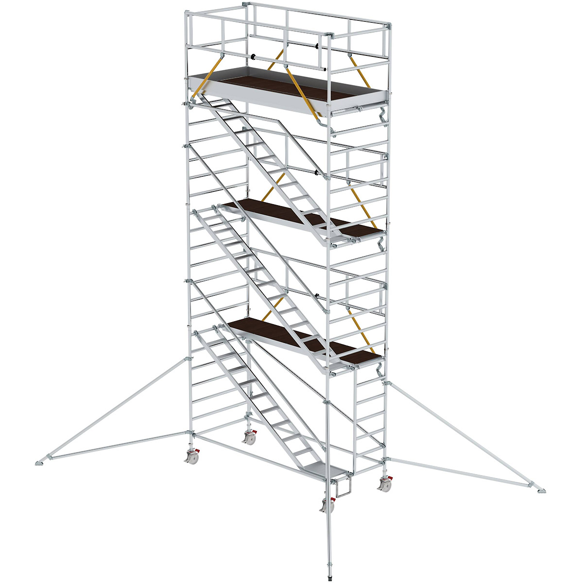 Munk Rollgerüst SG 1,35 x 3,0 m mit Schrägaufstiegen & Ausleger