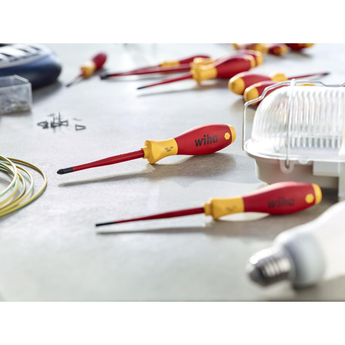 Wiha Schraubendreher Set SoftFinish electric slimFix TORX 6-teiliges Set