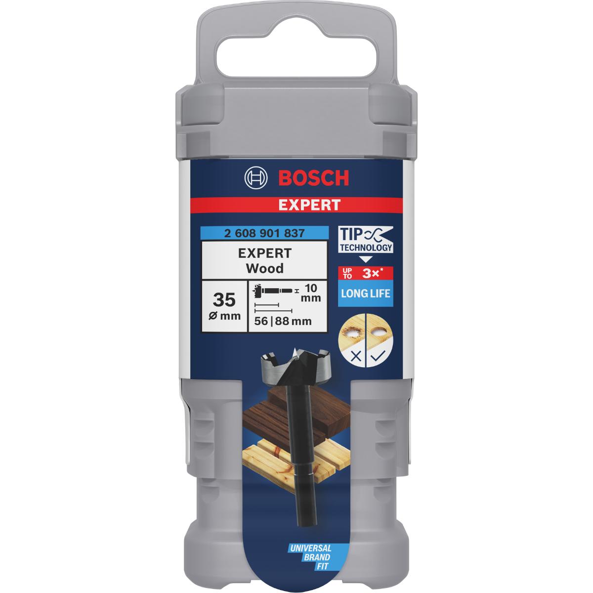 Bosch EXPERT Wood Forstnerbohrer, 35 mm, D10 mm