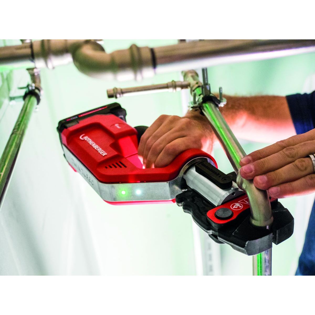 ROTHENBERGER ROMAX COMPACT TT EU im ROCASE mit 1x2Ah Akku, Ladegerät EU
