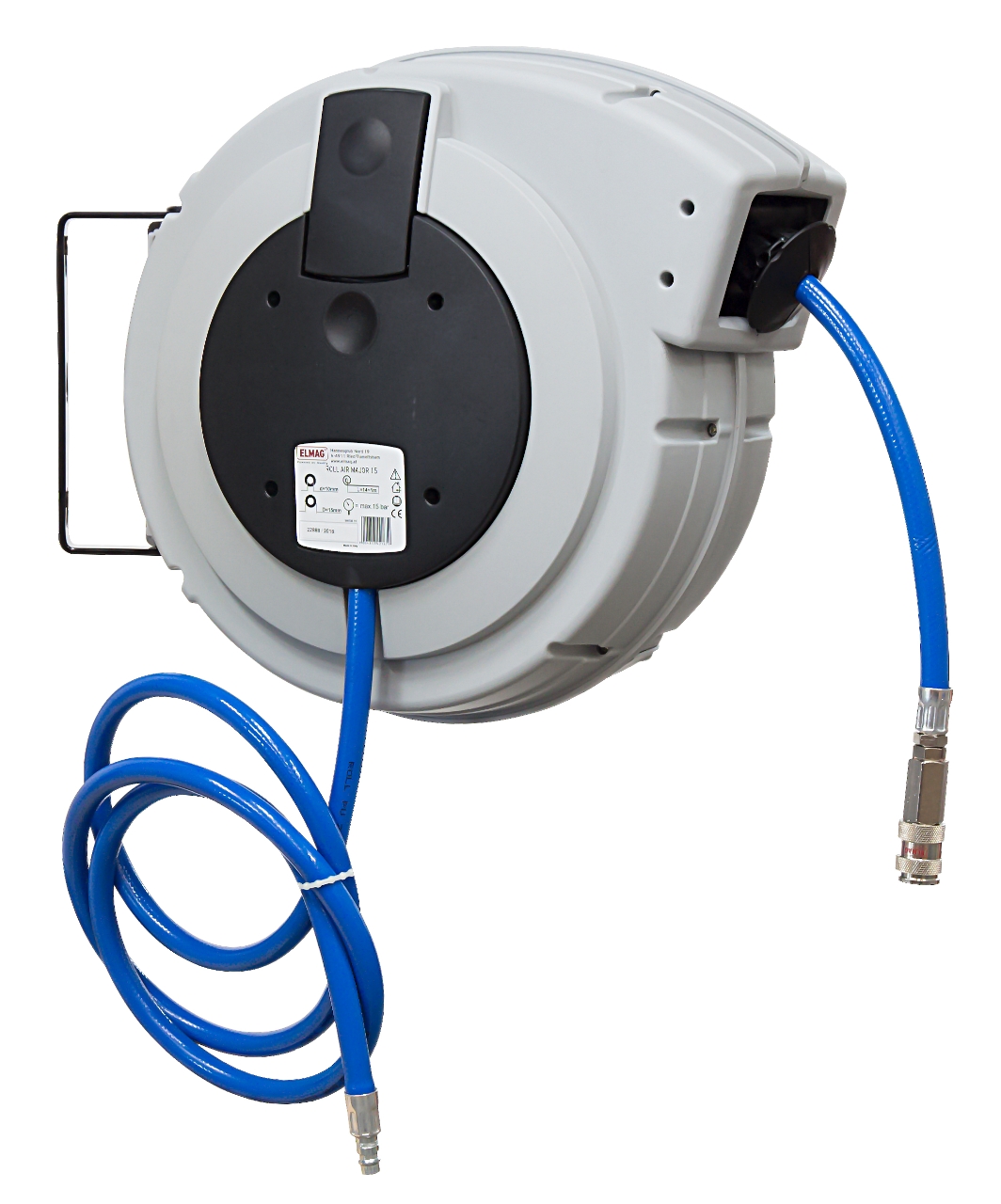 ELMAG Automatischer Schlauchaufroller, Serie ROLL AIR, geschlossene Bauweise
