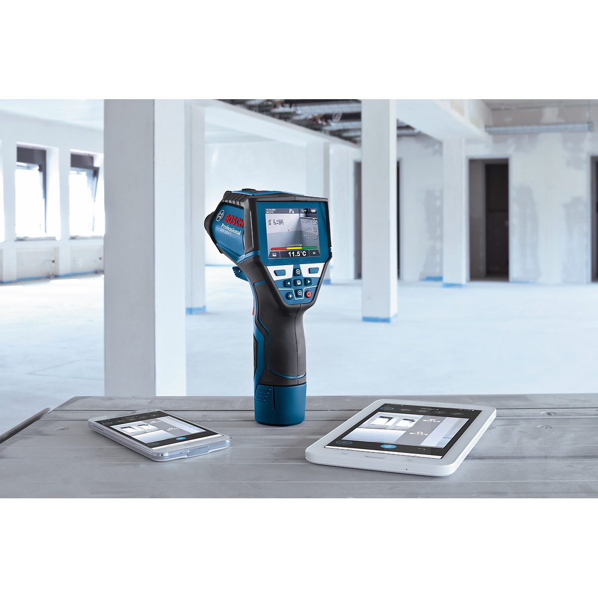 Bosch Thermodetektor GIS 1000 C, mit Akku-Adapter