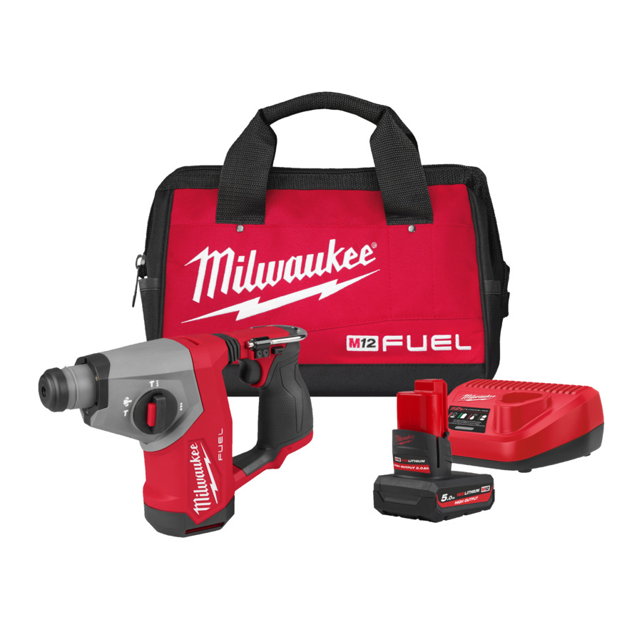 Milwaukee M12 FUEL Akku-Kombihammer M12FHAC16-501BRF