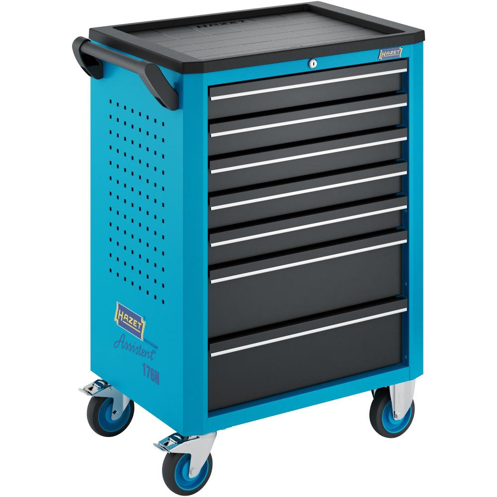 HAZET Werkstattwagen Assistent 176N-7- einzeln L x B x H: 780 mm x 500 mm x 1018 mm 7 Schubladen