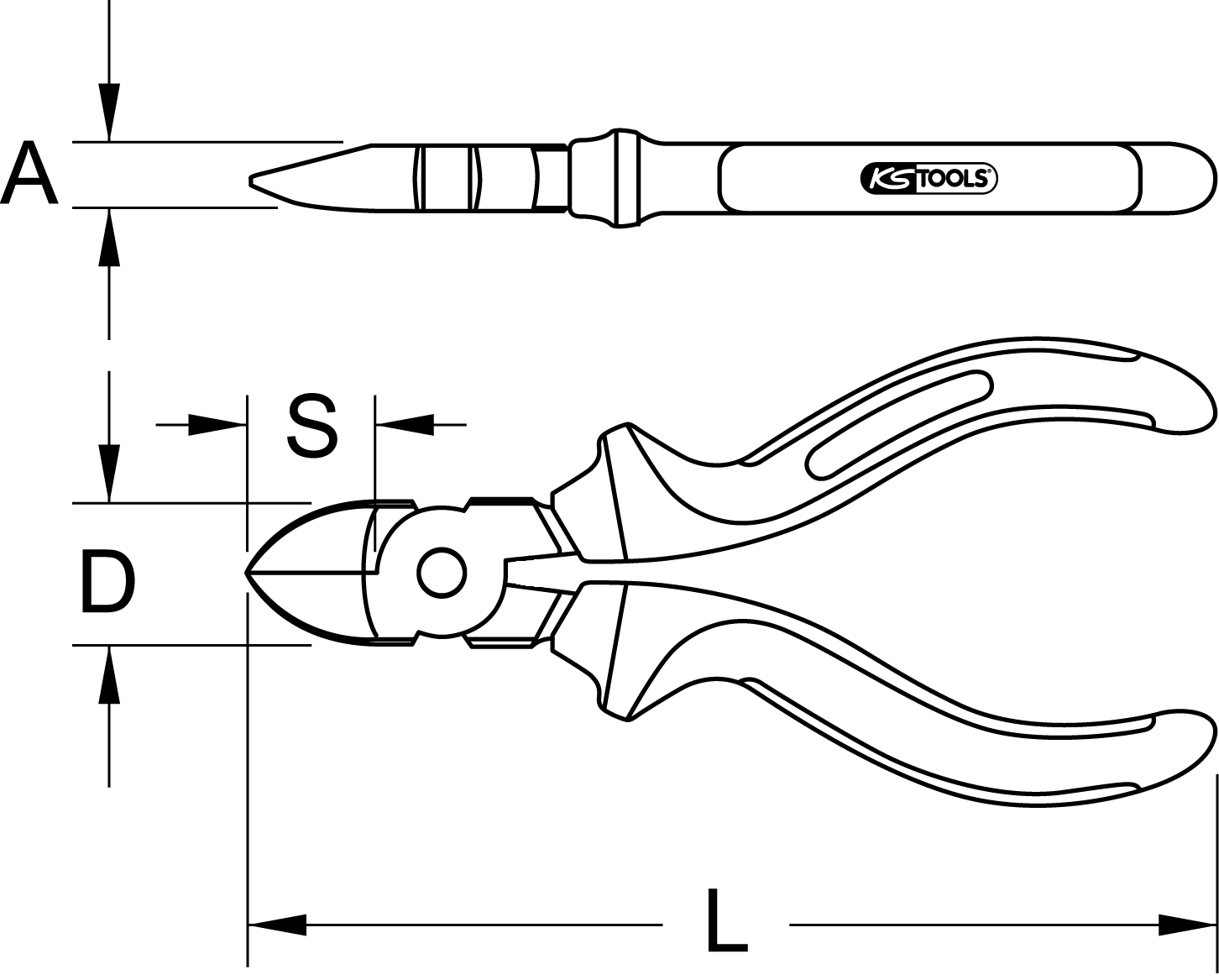 KS Tools BERYLLIUMplus Seitenschneider
