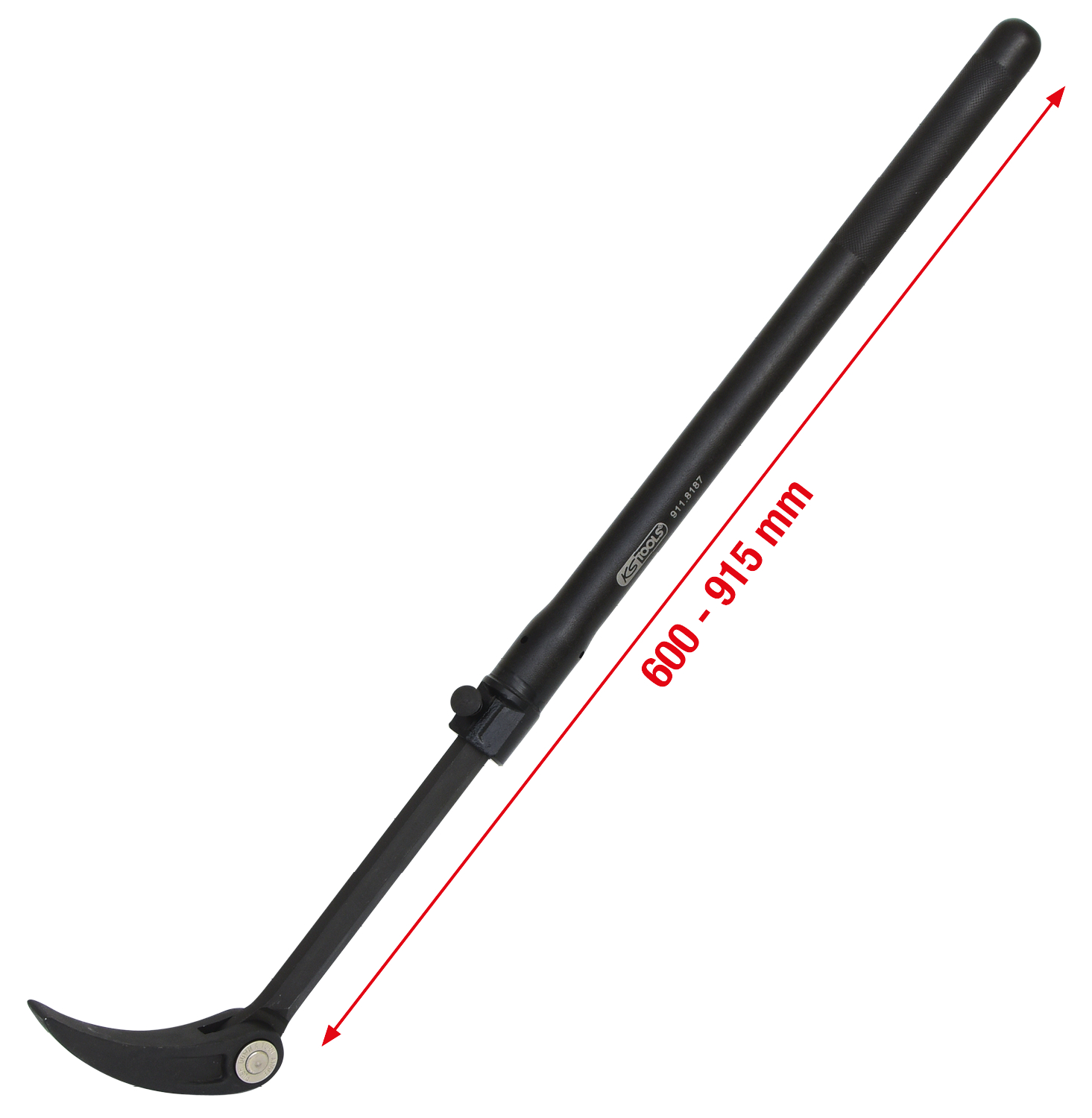 KS Tools Teleskop Gelenk-Rollkopf-Hebeleisen