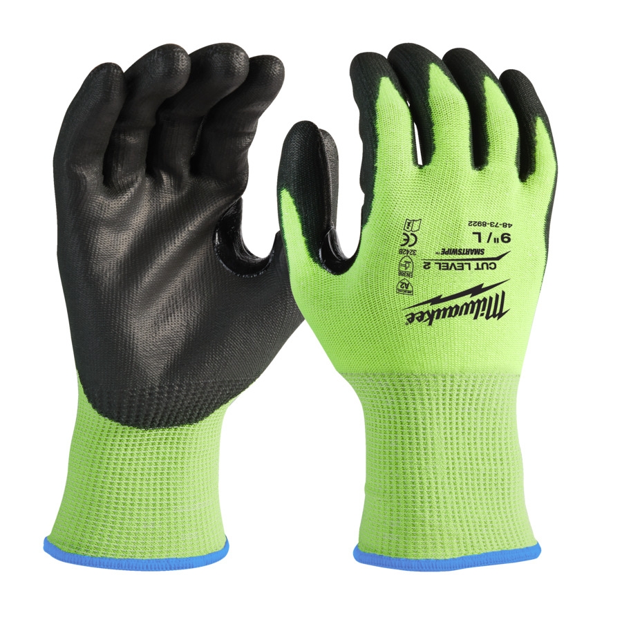 Milwaukee - SCHNITTSCHUTZHANDS. 2/B 10/XL HI-VIS - 4932479924