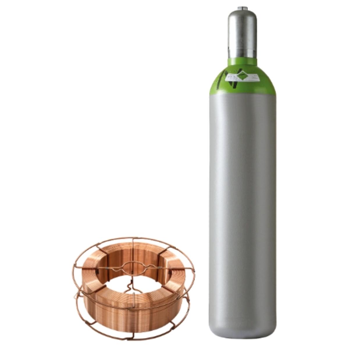 ELMAG STAHL-SET-Mischgas-20lt.-SG2/G3Si 1-1,0mm/15kg