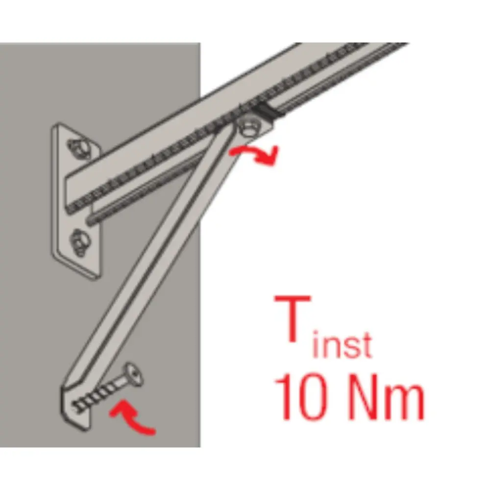 Fischer Winkelstütze WS 31-45°
