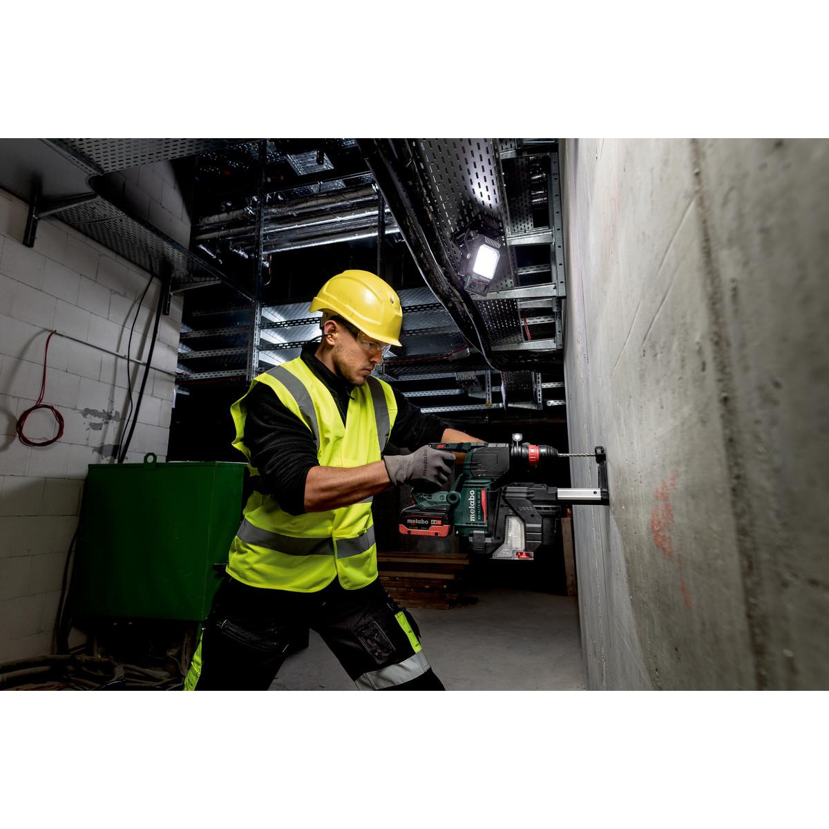Metabo Akku-Kombihammer KH 18 LTX BL 24 Q mit Metabo-Quick-Wechselfutter - metaBOX 165 L