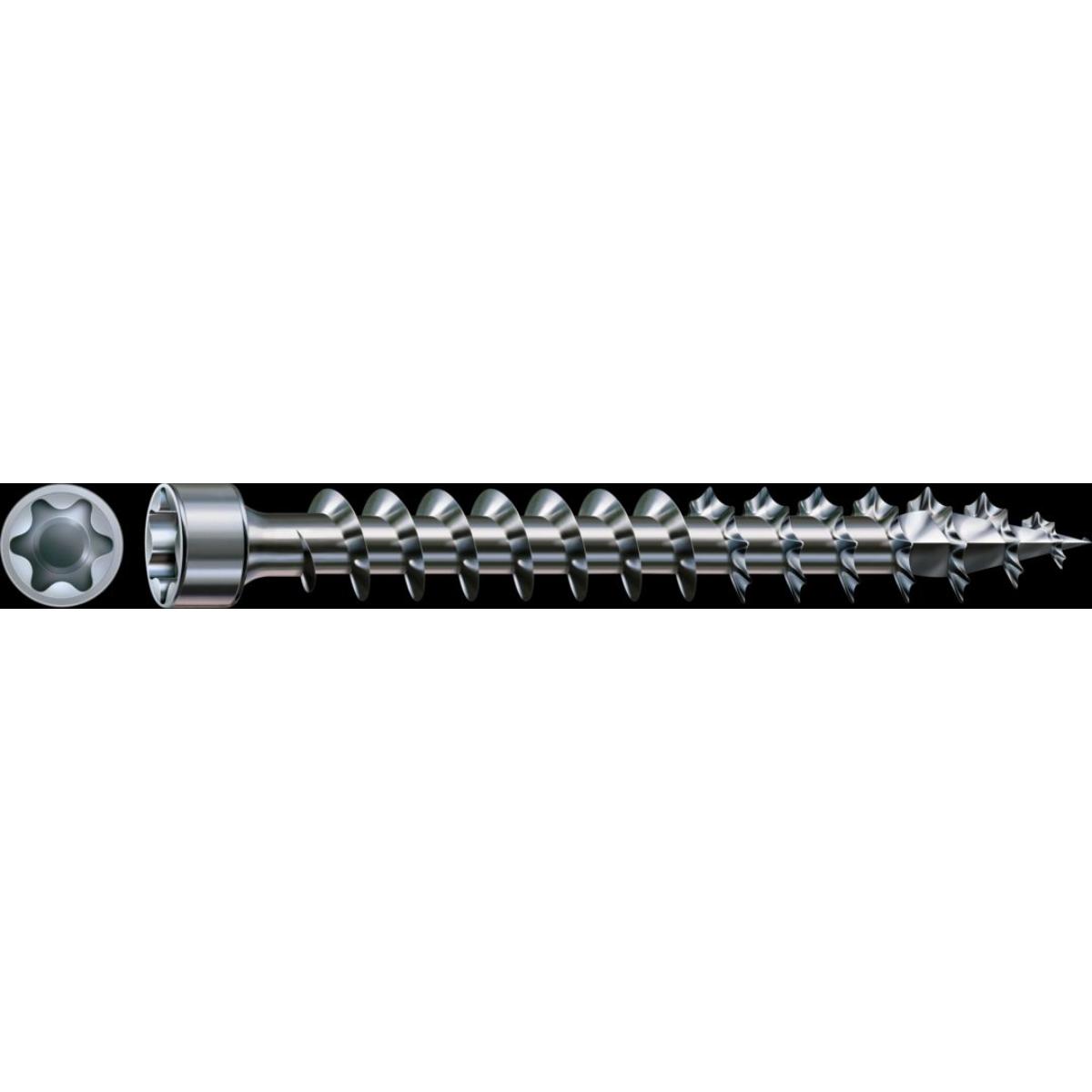 SPAX Zylinderkopf T-Star Plus T30 Vollgewinde WIROX, 200 Stück