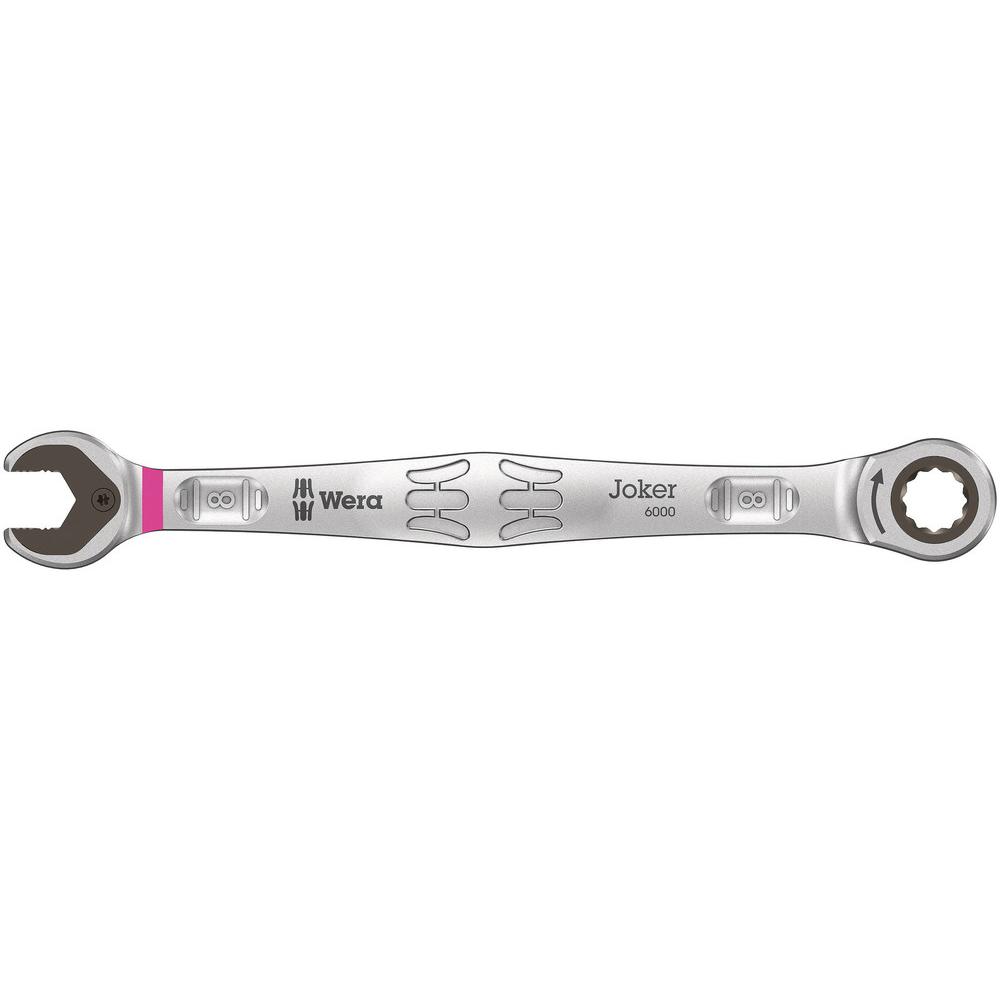 Wera 9631 Magnetleiste 6000 Joker 2 Maul-Ringratschenschlüssel-Satz