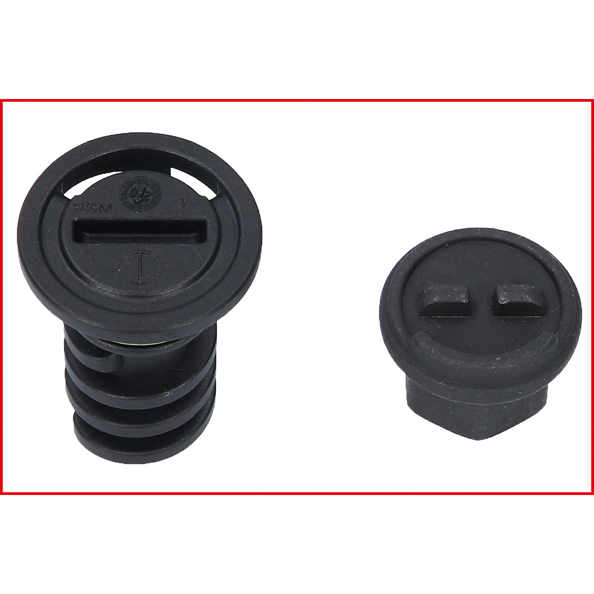 KS Tools 3/8" Öldienst-Spezialprofil-Satz für Kunststoff-Ölablassschrauben, 9-tlg