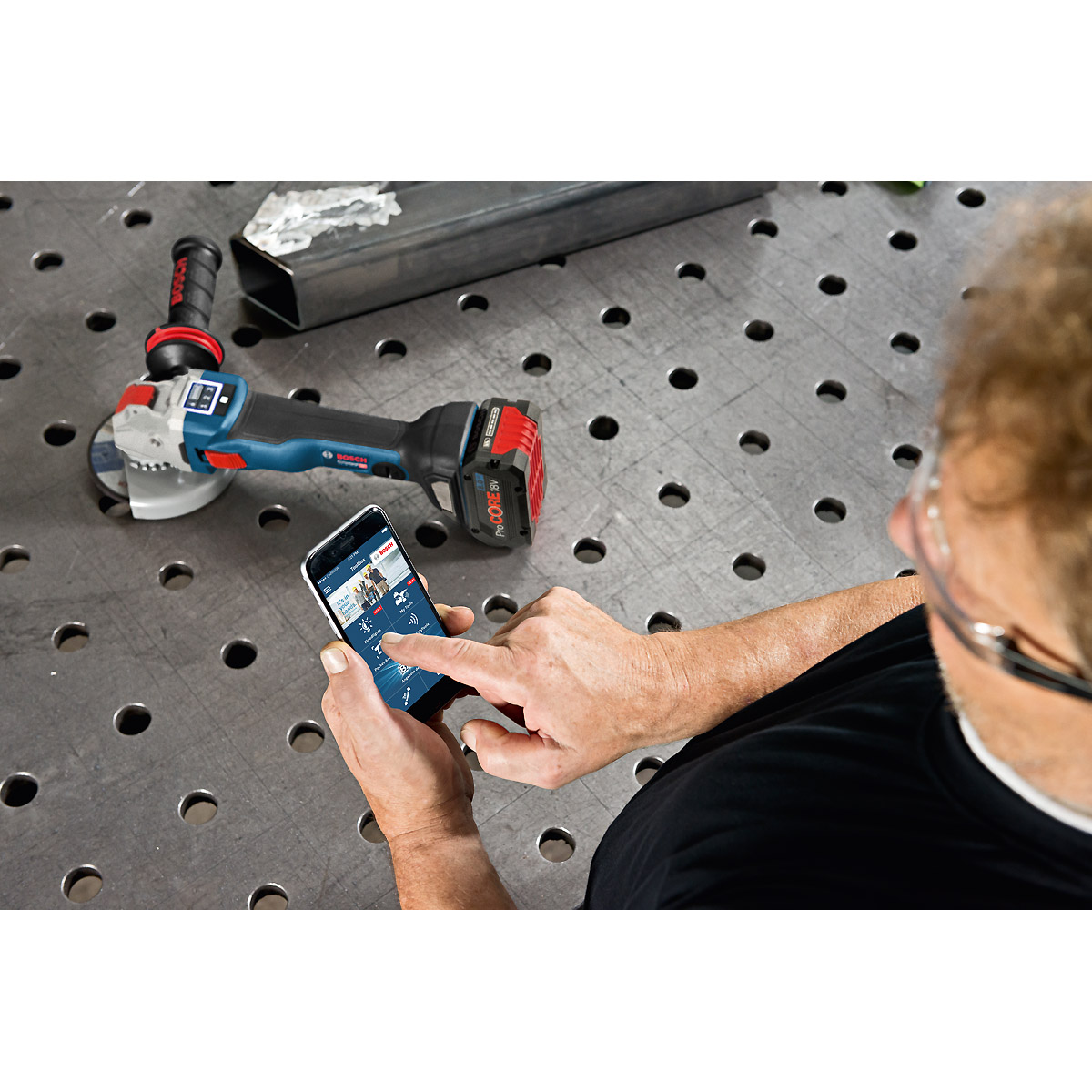 Bosch Akku-Winkelschleifer GWX 18V-10 SC, Solo Version, ohne Akku und Ladegerät