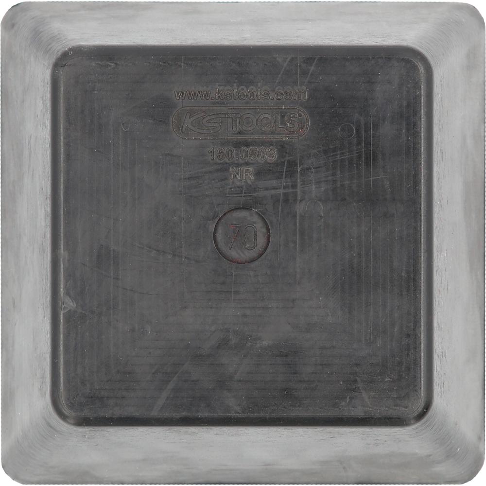 KS Tools Gummiauflage 17 für Hebebühnen, 150 x 150 x 70 mm
