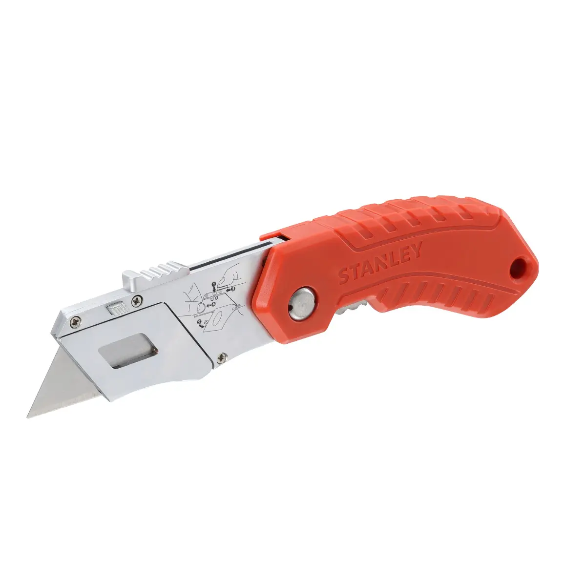 STANLEY Sicherheitsklappmesser mit automatischem Klingenrückzug