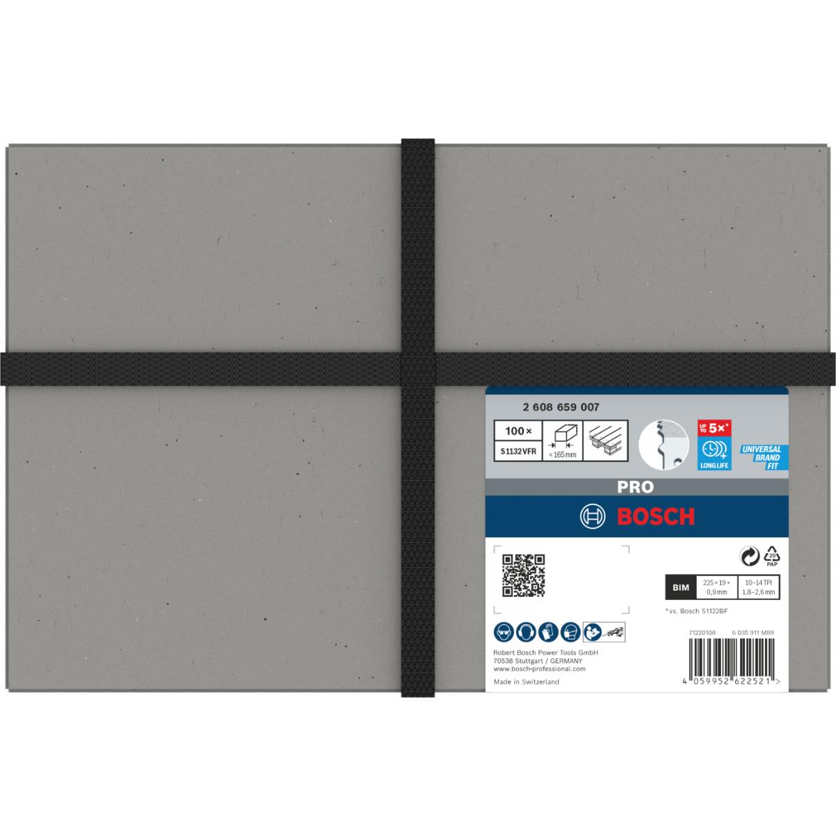 Bosch PRO Pallet Repair S1132VFR Blatt,0,9 x 19 x 225 mm