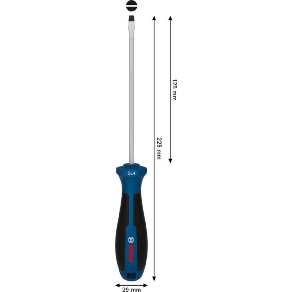 Bosch Schraubendreher SL 0,8 x 4,0 x 125 mm