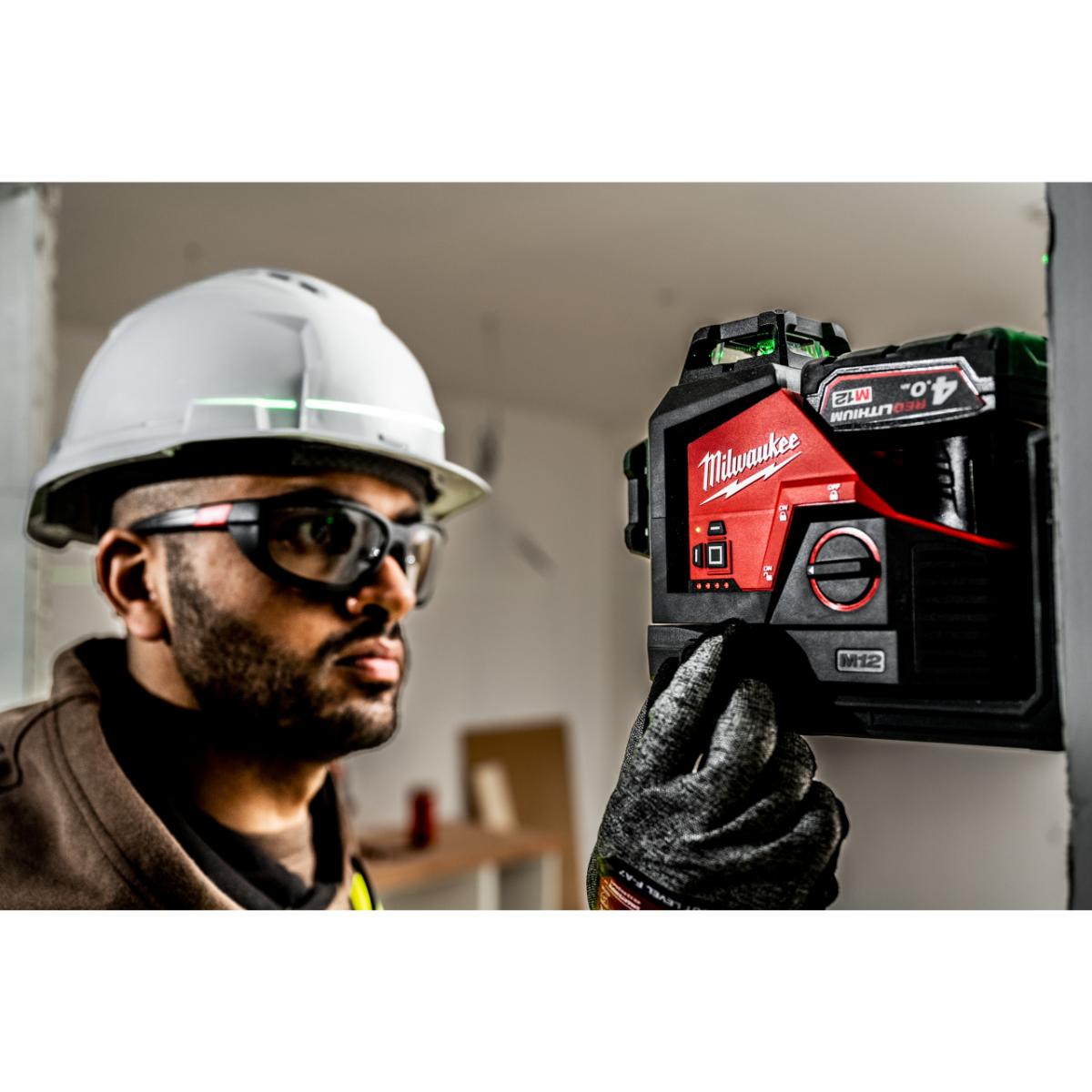 Milwaukee M12 Kreuzlinienlaser M12 CLL4P-0C
