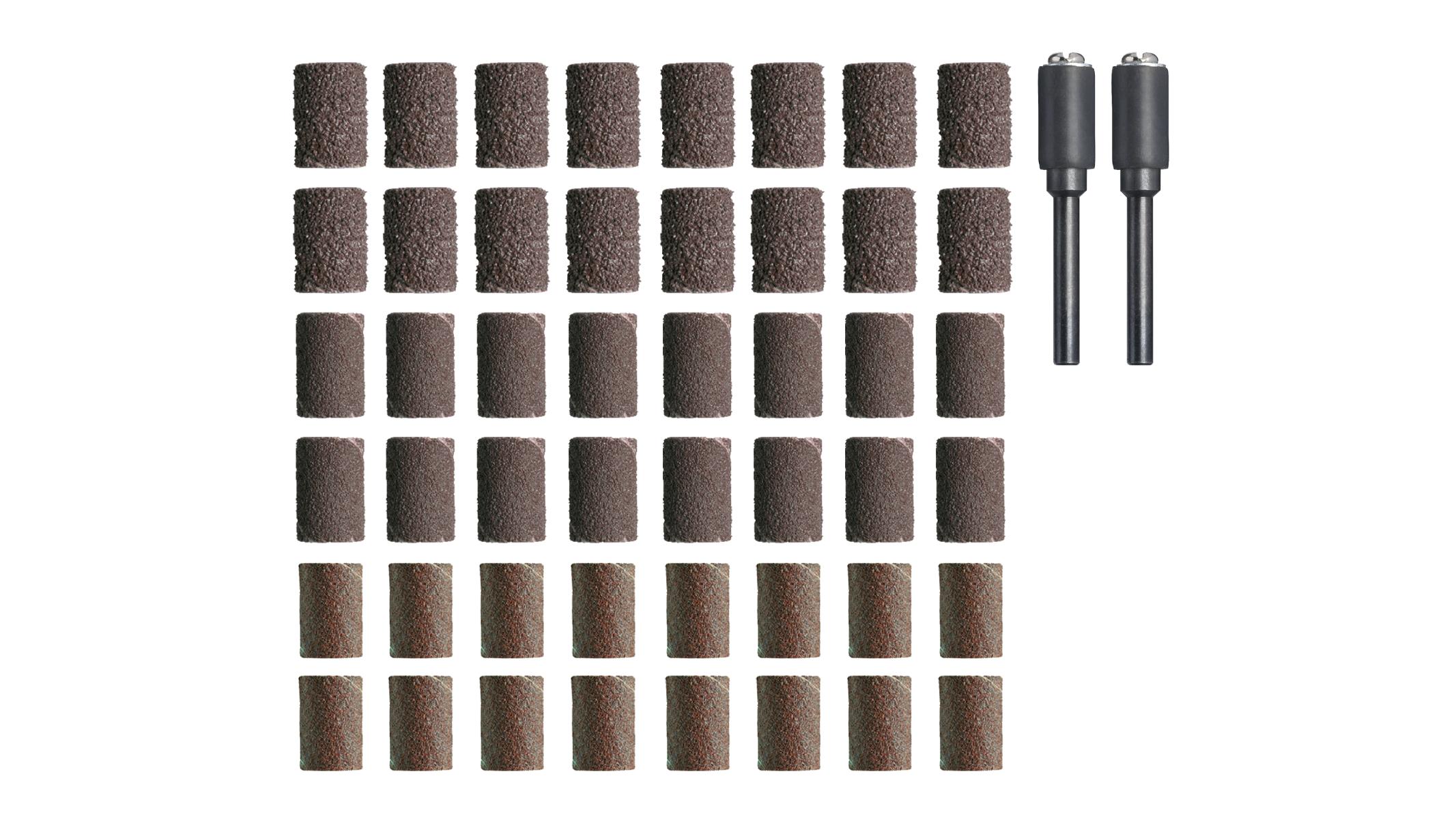 DREMEL 770B-02 Schleifband-Set, Ø 6,4m, 48-teiliges Set