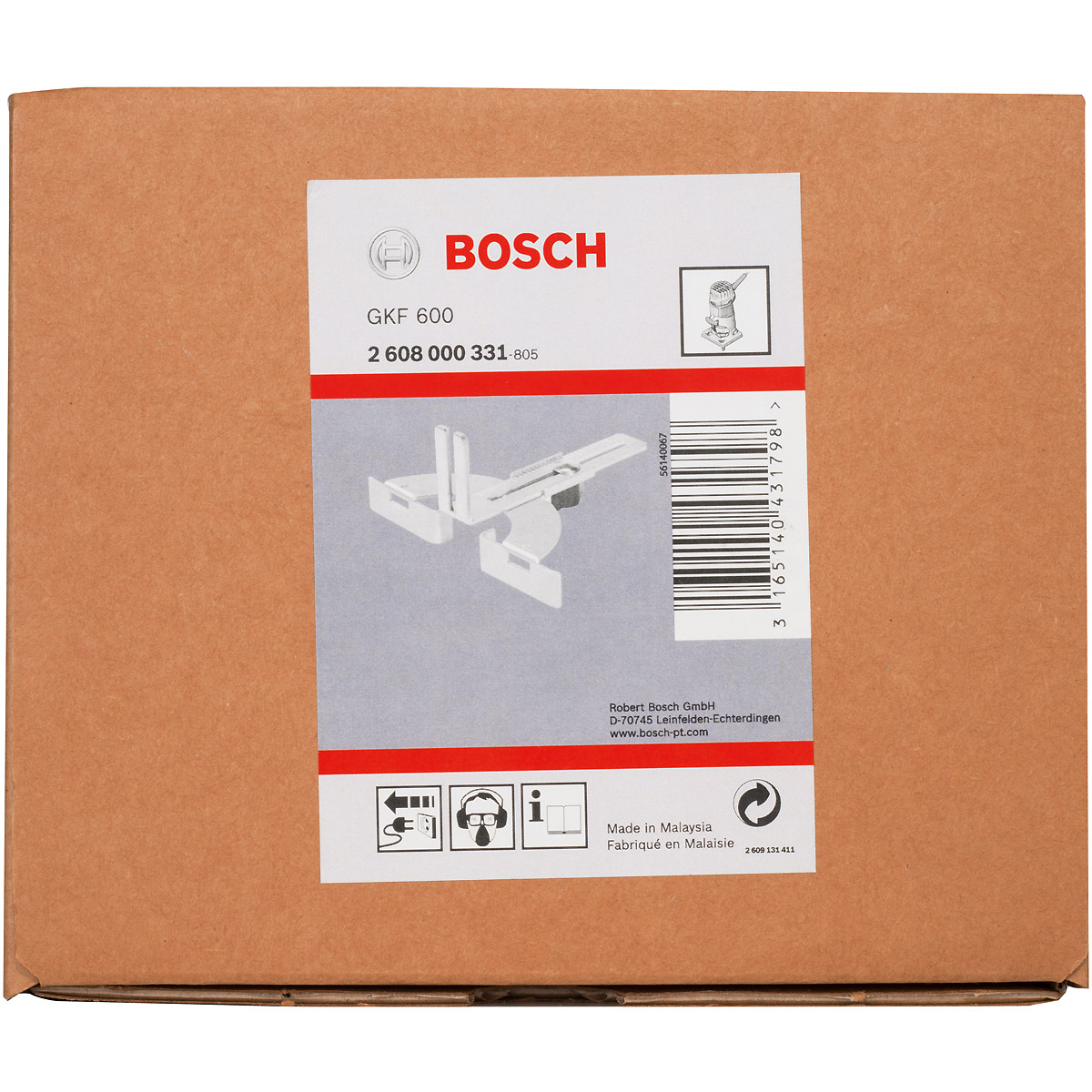 Bosch Parallelanschlag für Bosch-Kantenfräse GKF 600 Professional