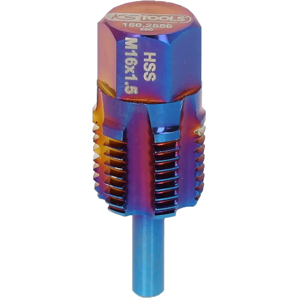 KS TOOLS Gewindeschneider mit Führungsbolzen für Temperatursensoren, M16x1,5