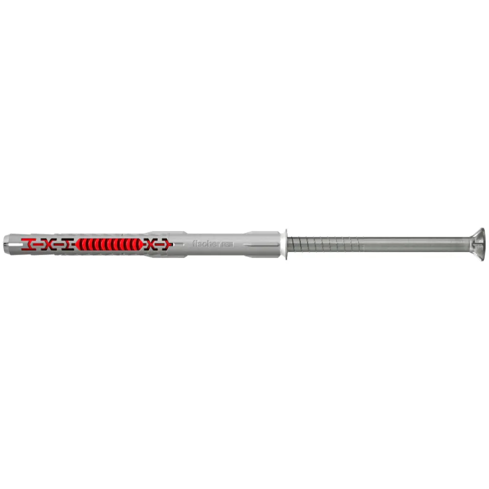 Fischer Langschaftdübel DuoXpand 10x80 T R mit Senkkopfschraube, rostfrei