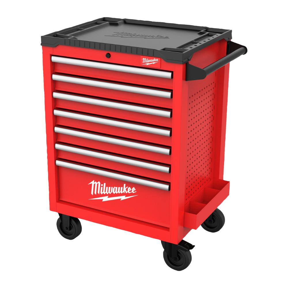 Milwaukee TOOLGUARD Werkstattwagen 69 cm / 27 Zoll mit 7 Schubladen