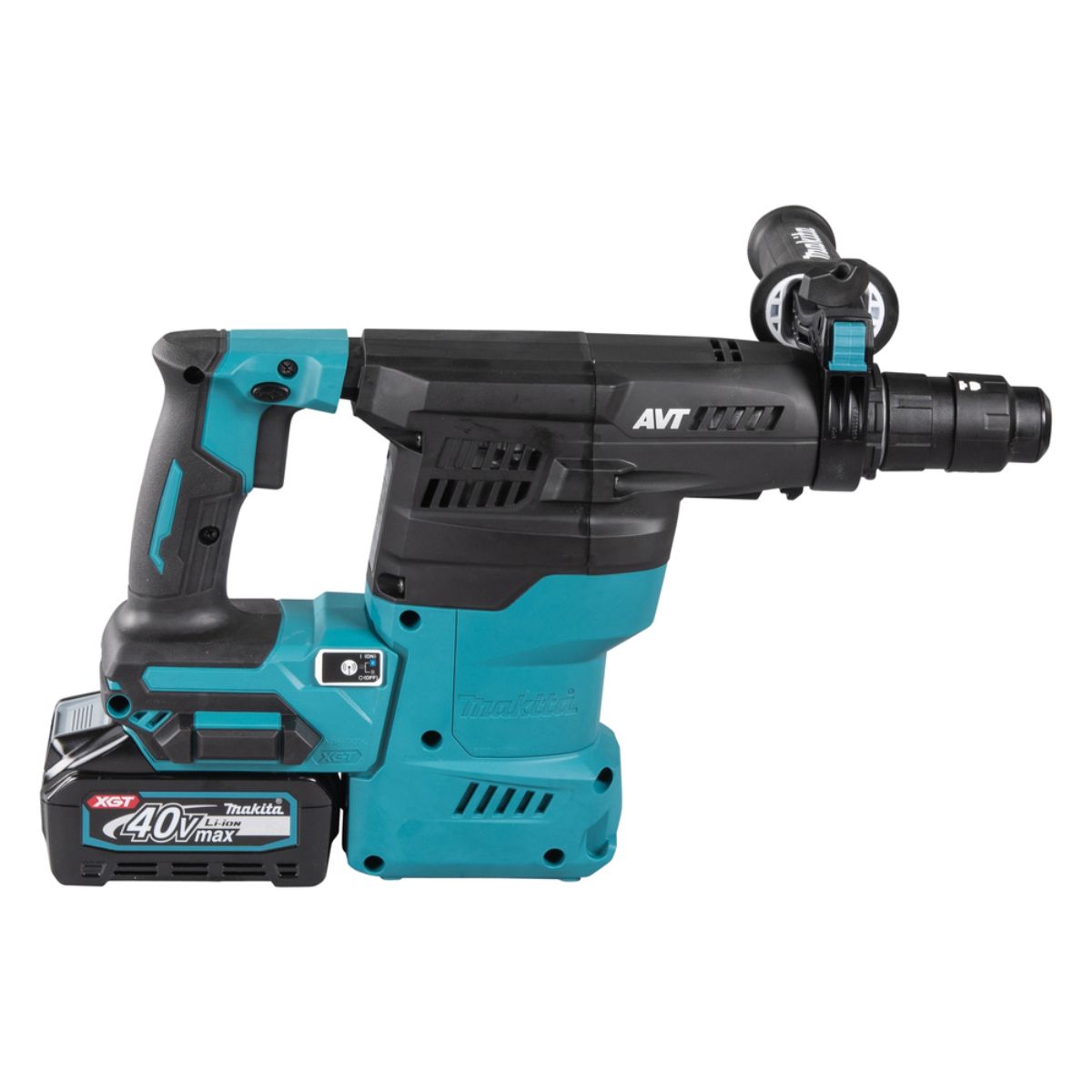 Makita Akku-Kombihammer 40V max. + Schnellwechselfutter / 4,0 Ah, 2 Akkus+Ladegerät+Transportkoffer