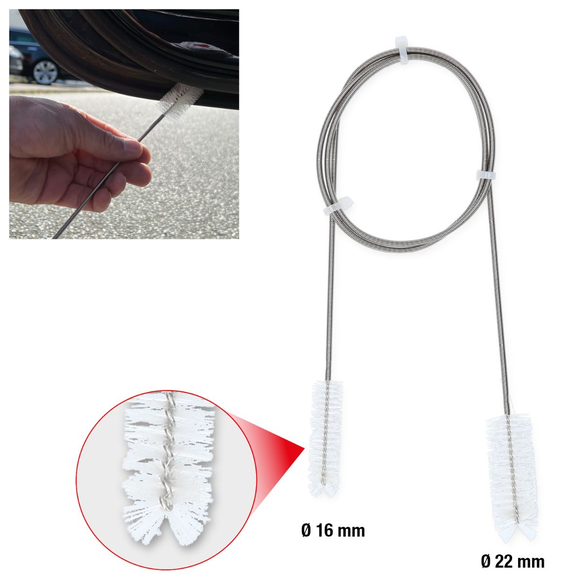 KS Tools Flexible Reinigungsbürste