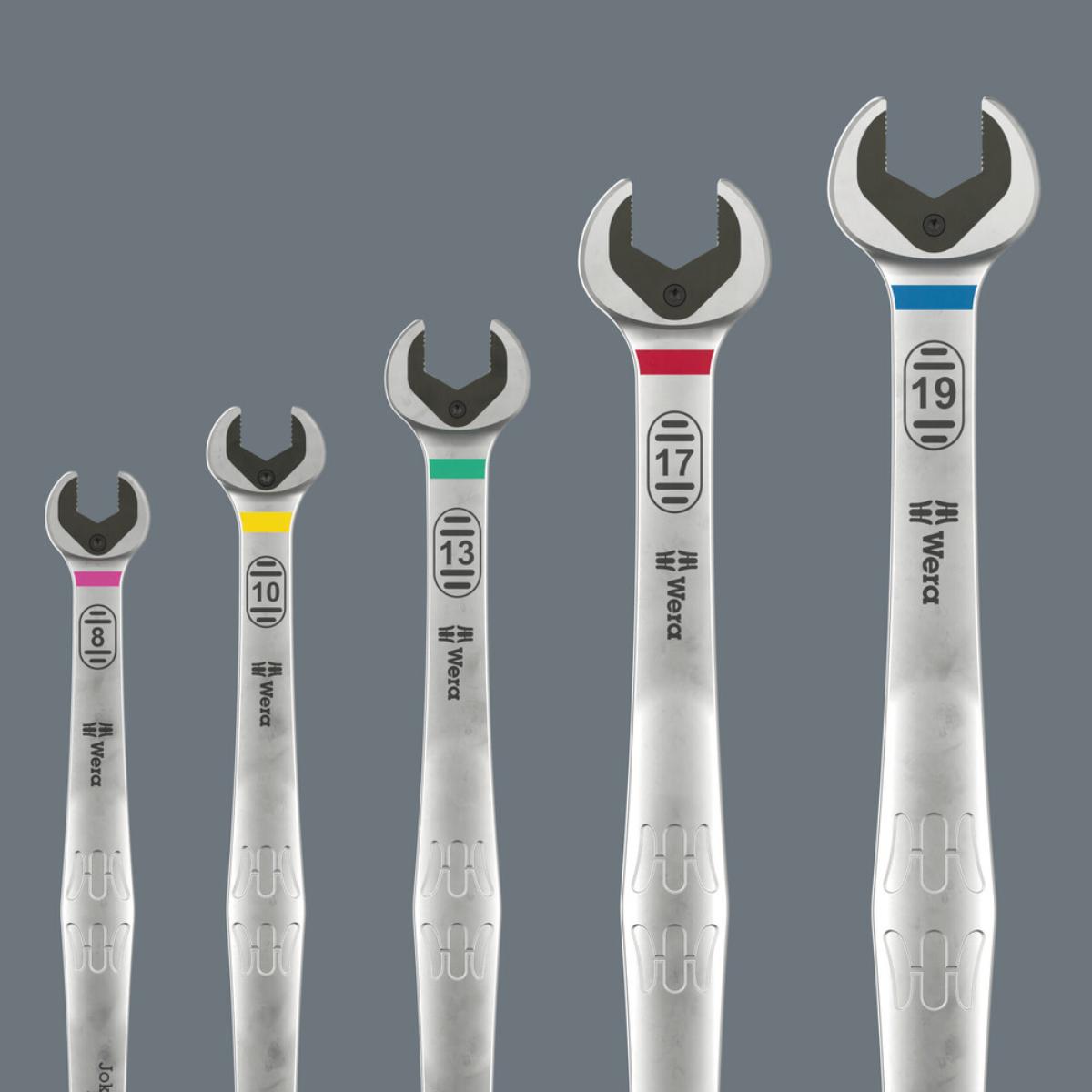 Wera 6007 Joker 11-stelliges Set Maul-Ringratschenschlüssel-Satz