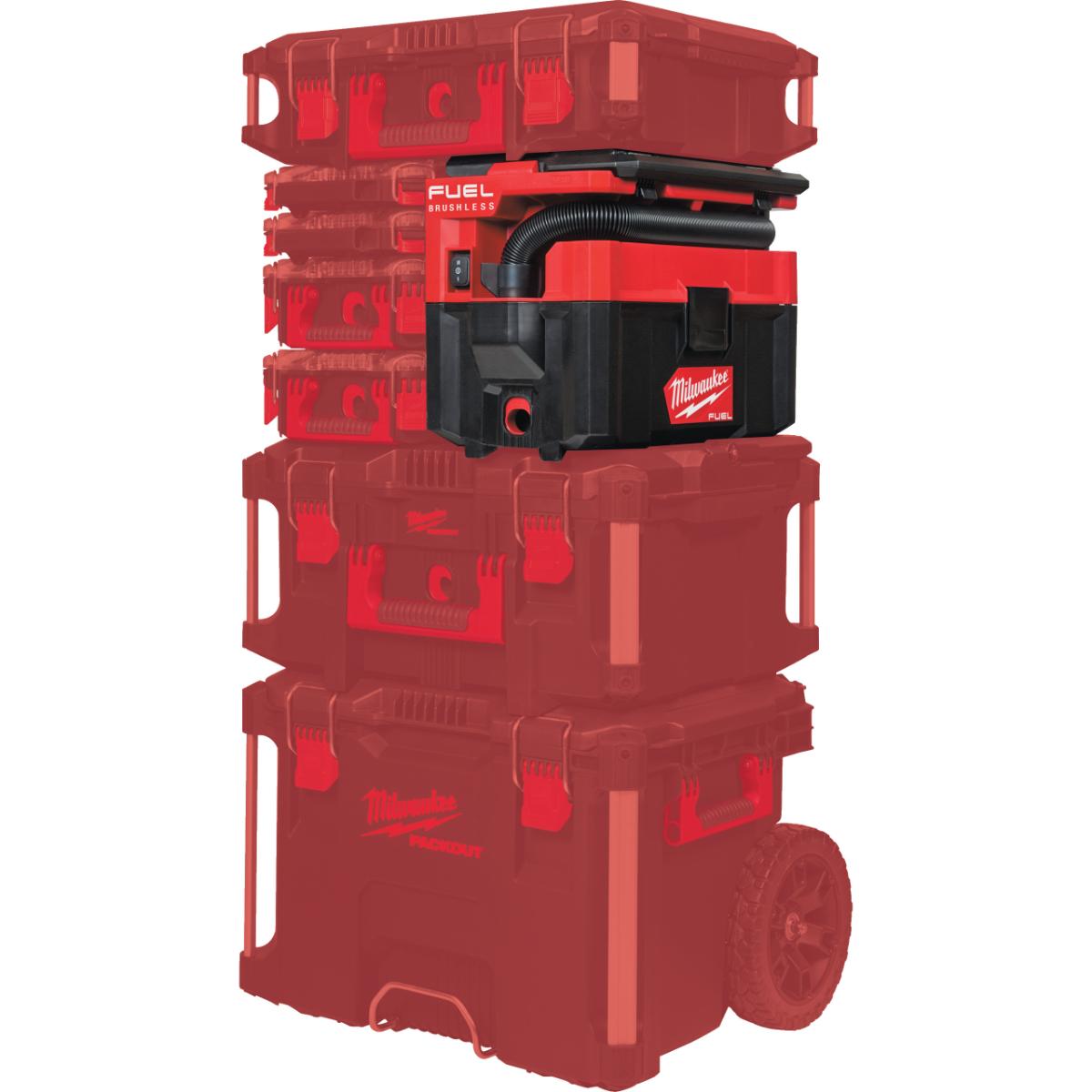 Milwaukee M18 FUEL™ PACKOUT™ Akku-Packout-Nass/Trockensauger M18 FPOVCL-0