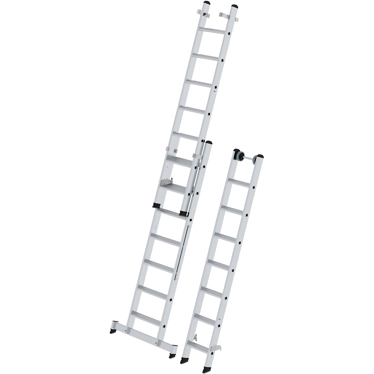 Munk Stufen-Mehrzweckleiter 3-teilig mit nivello®-Traverse