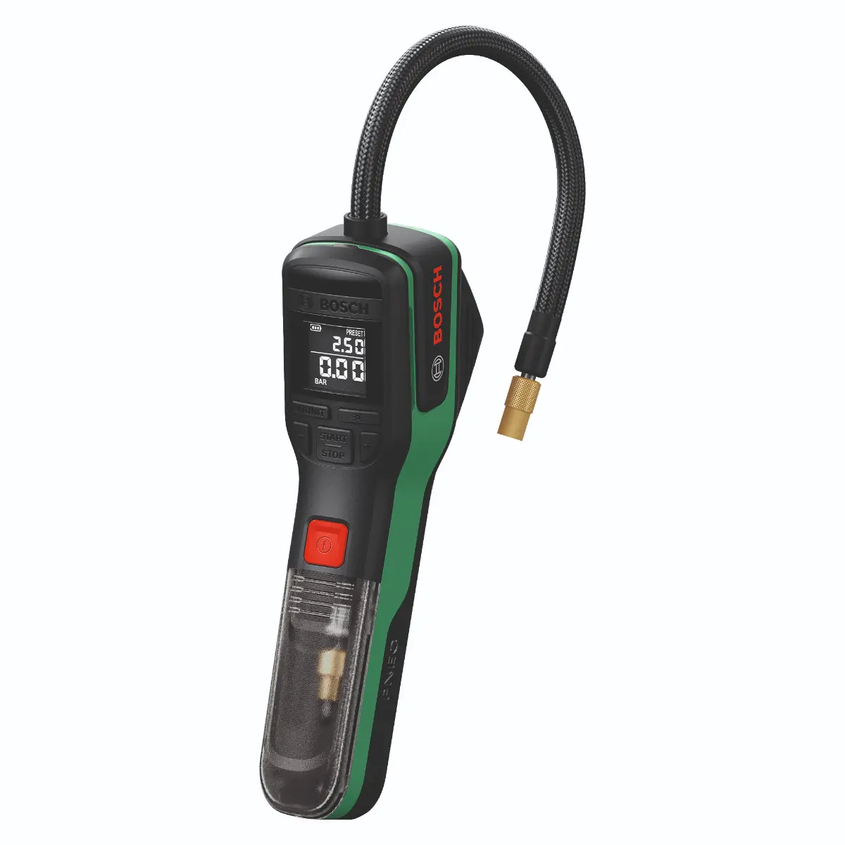 Bosch Akku-Druckluftpumpe PNEO, Fahrradtasche