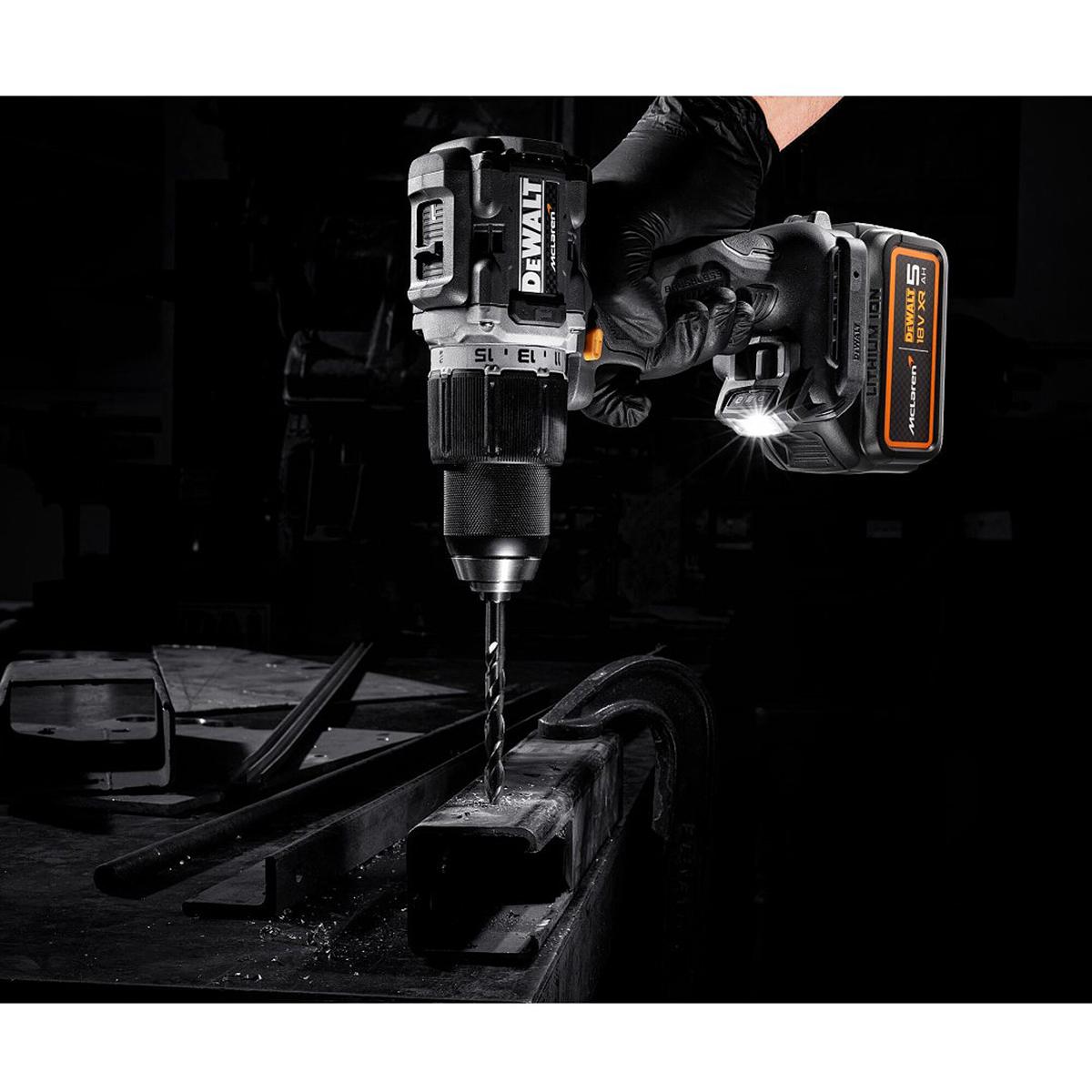 DEWALT Mclaren Schraubendreher, Schlagbohrmaschine 18 Volt 5.0 Ah Li-Ion