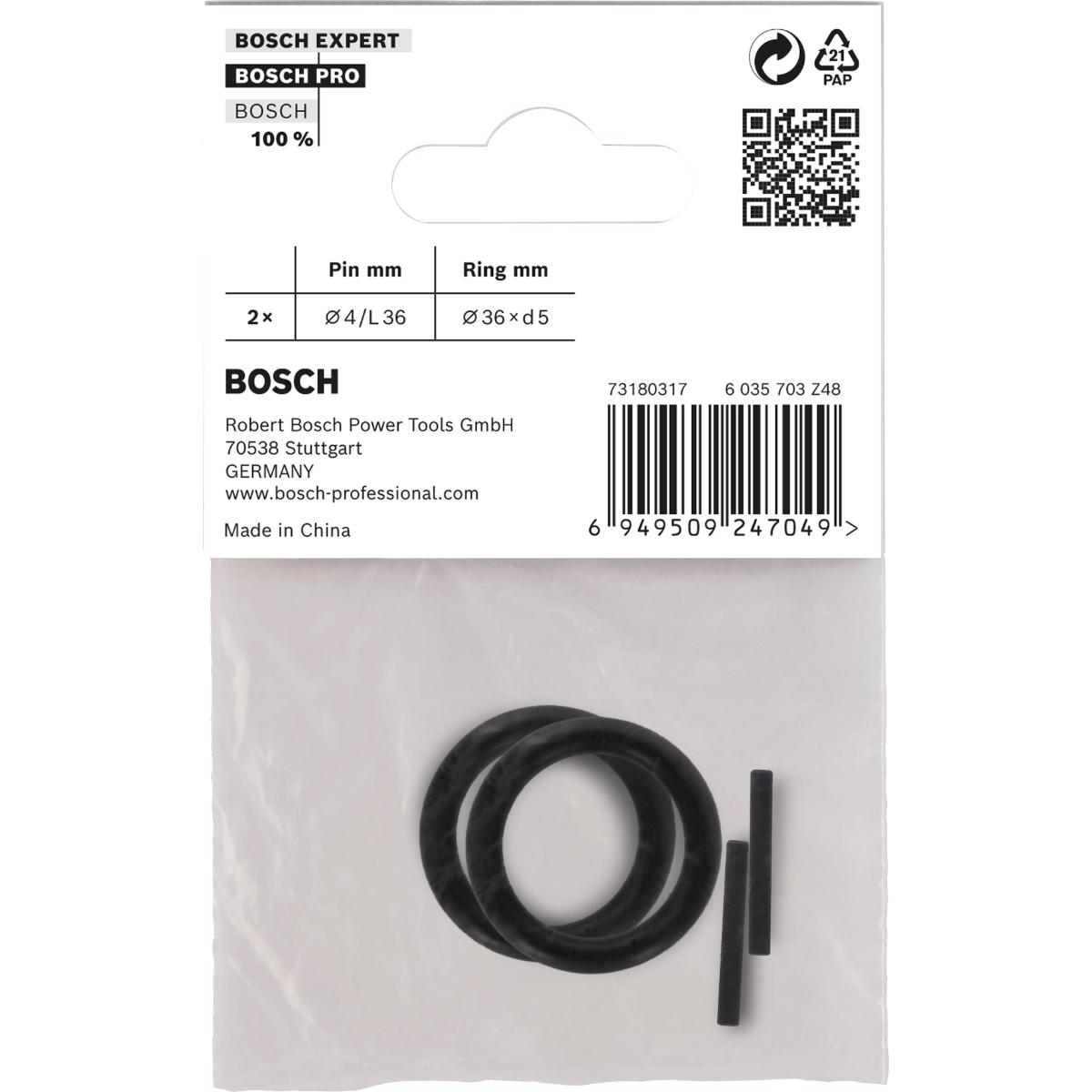 Bosch Retaining Ring and Pin Set for PRO Impact Socket, 3/4", 4 teiliges Set